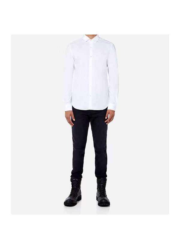 John John - Camisa John John New Slim White Masculina Branco