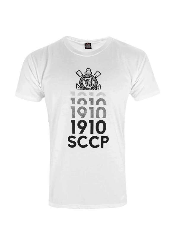 Spr - Camiseta Corinthians 1910 Masculina Branco