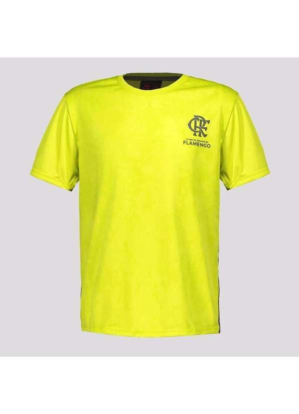 Braziline - Camiseta Flamengo Bliss Masculina - Amarelo Amarelo