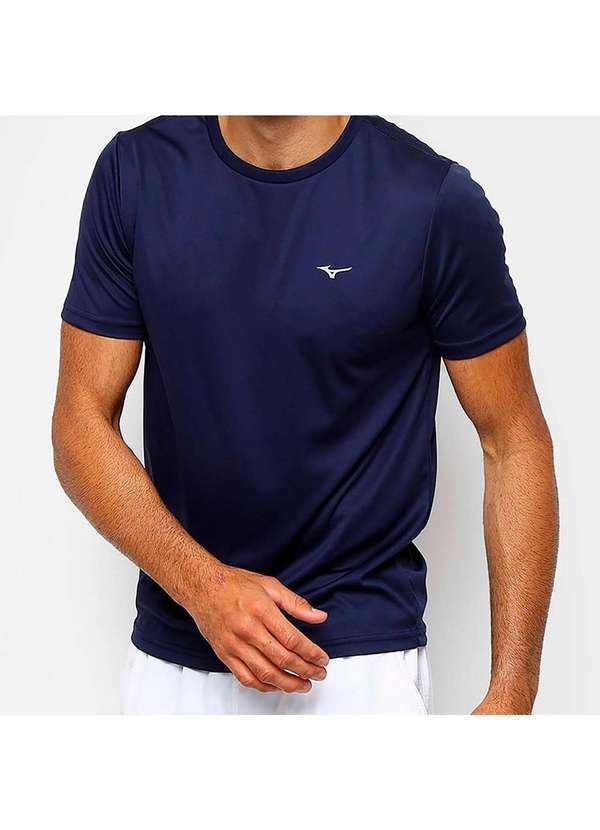 Mizuno - Camiseta Mizuno Run Spark 2 Masculina Azul