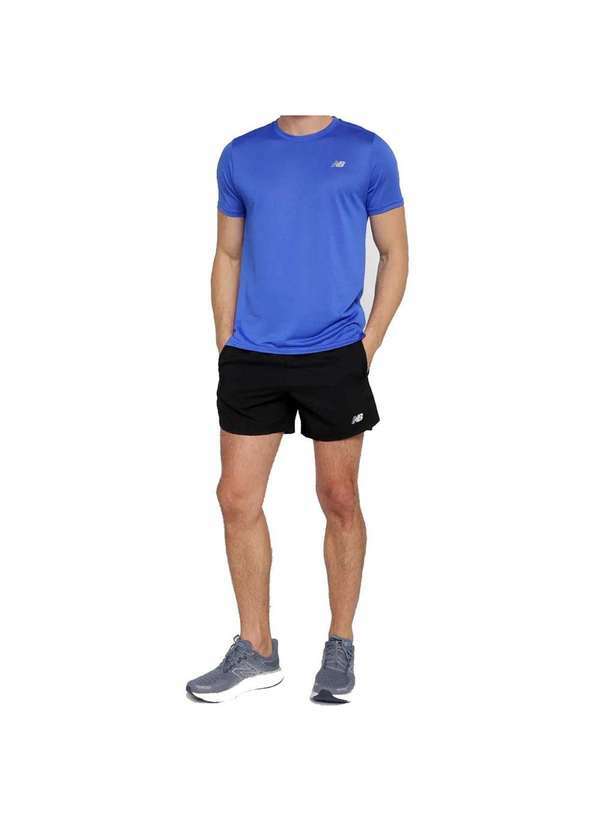 New Balance - Camiseta New Balance Accelerate Masculina Azul 4
