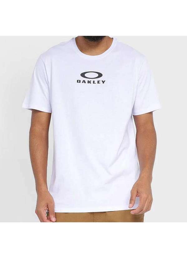 Oakley - Camiseta Oakley Bark New Tee Masculina Branco