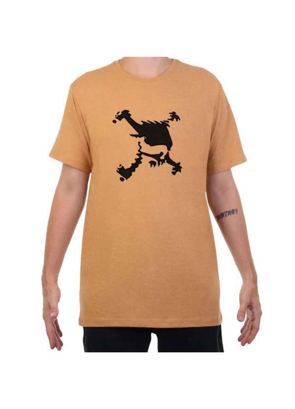 Oakley - Camiseta Oakley Heritage Skull Tee Masculina Bege