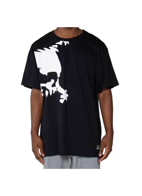 Oakley - Camiseta Oakley Iconic Skull Tee Masculino Preto