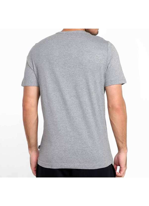 Puma - Camiseta Puma Essentials Logo Masculina Cinza 2
