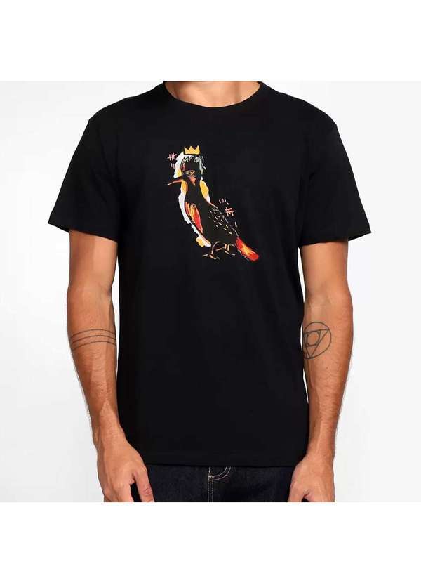 Reserva - Camiseta Reserva Pica Pau Basquiat Masculina Preto