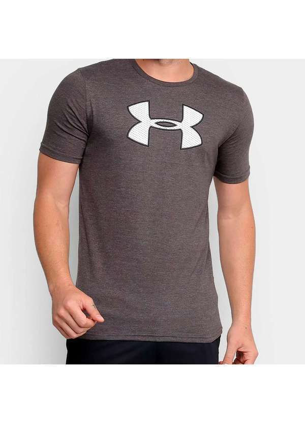 Under Armour - Camiseta Under Armour Big Logo Masculina Cinza