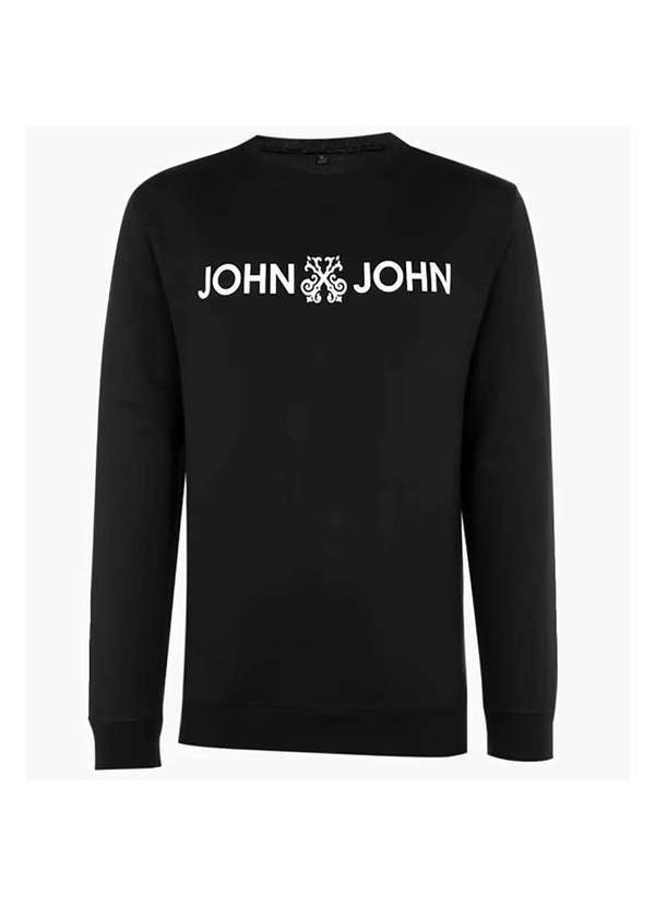 John John - Casaco John John New Basic Masculino Preto