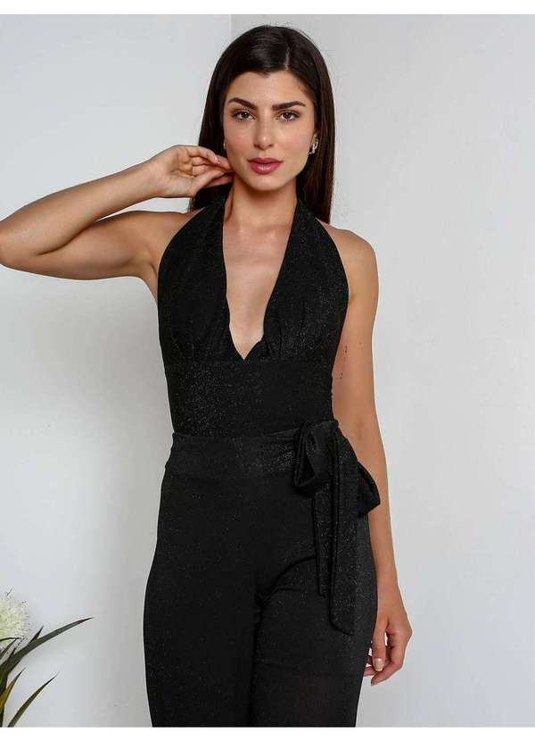 Susie Modas - Body Lurex Feminino Preto