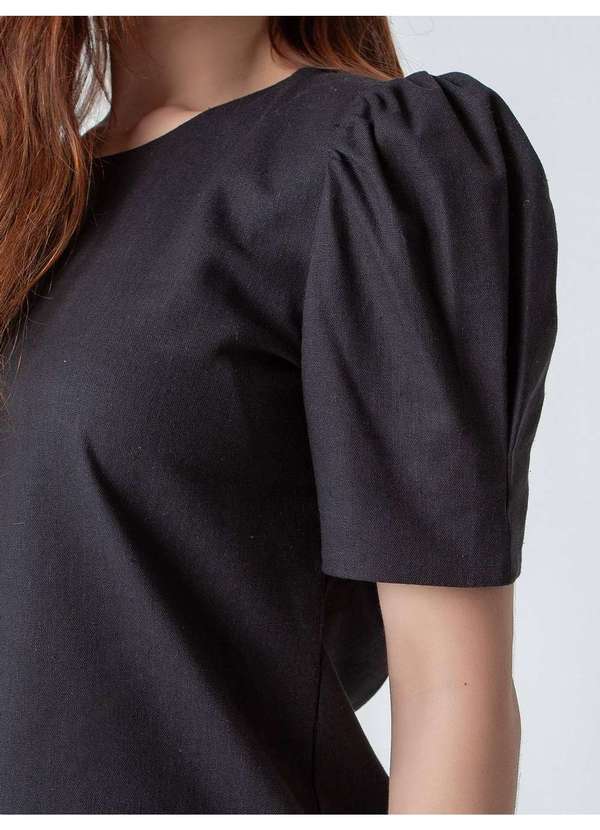 Susie Modas - Conjunto Blusa e Short Feminino Preto 3