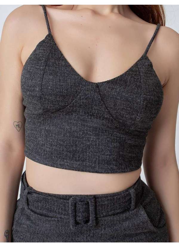 Susie Modas - Conjunto Texturizado Feminino Preto 3