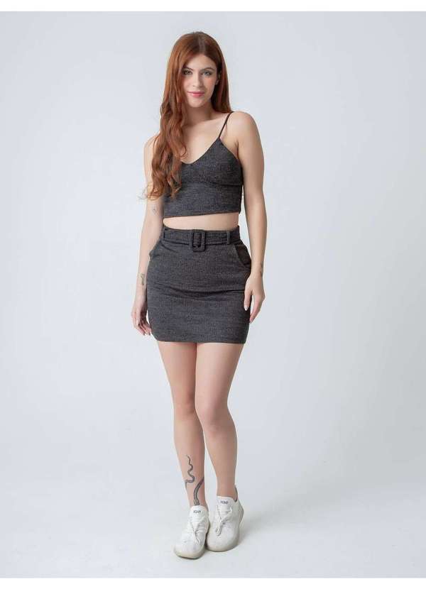 Susie Modas - Conjunto Texturizado Feminino Preto 5