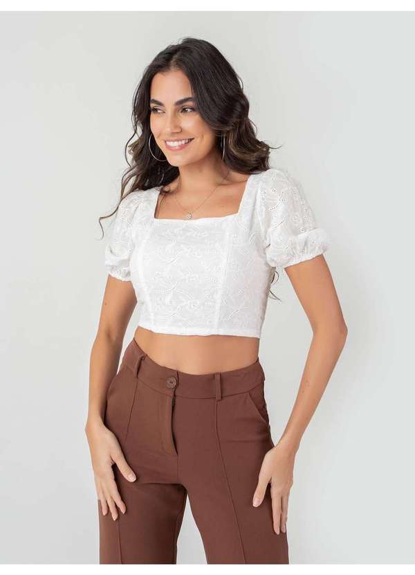 Susie Modas - Calça Reta Feminina Marrom 4