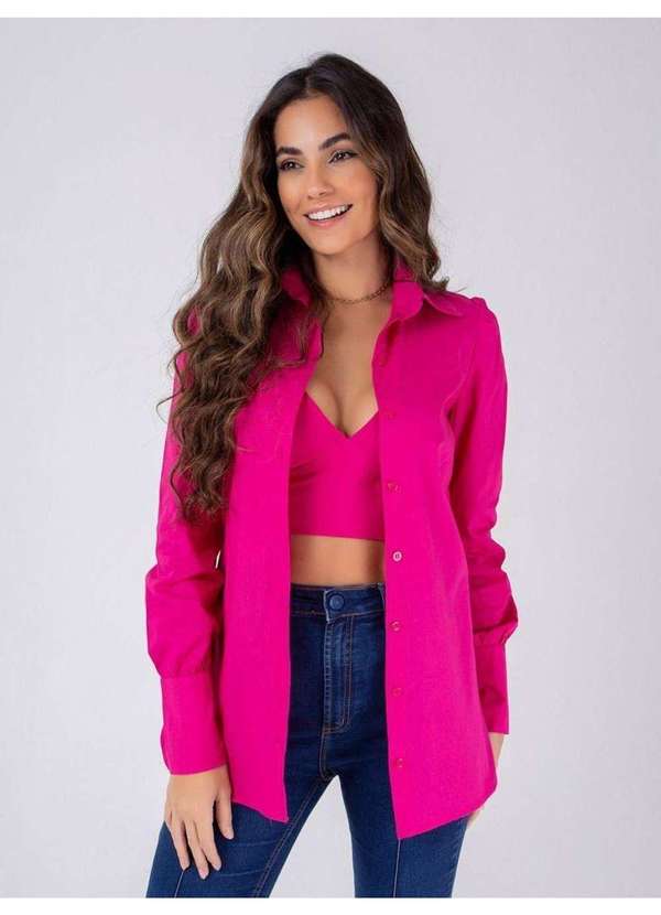 Susie Modas - Max Camisa com Top Feminina Rosa