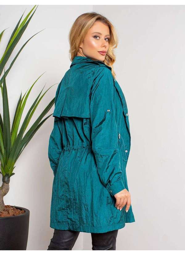 Susie Modas - Jaqueta Parka Feminino Azul 2