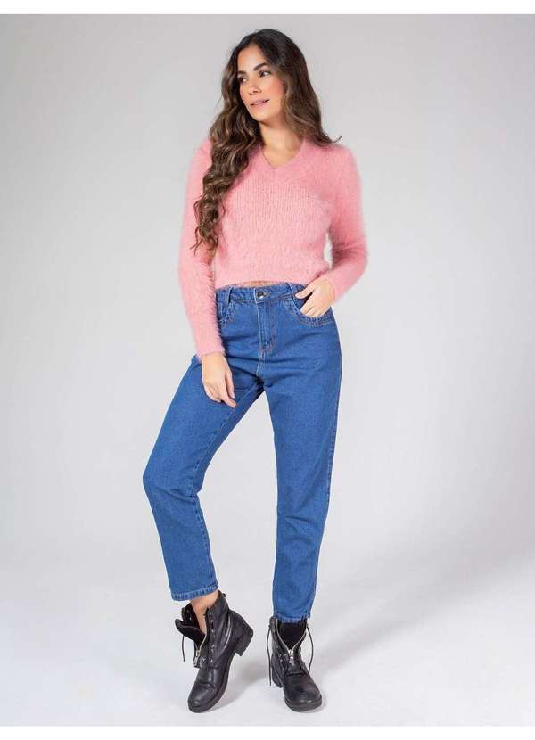 Susie Modas - Tricot Pelinho Feminino Rosa