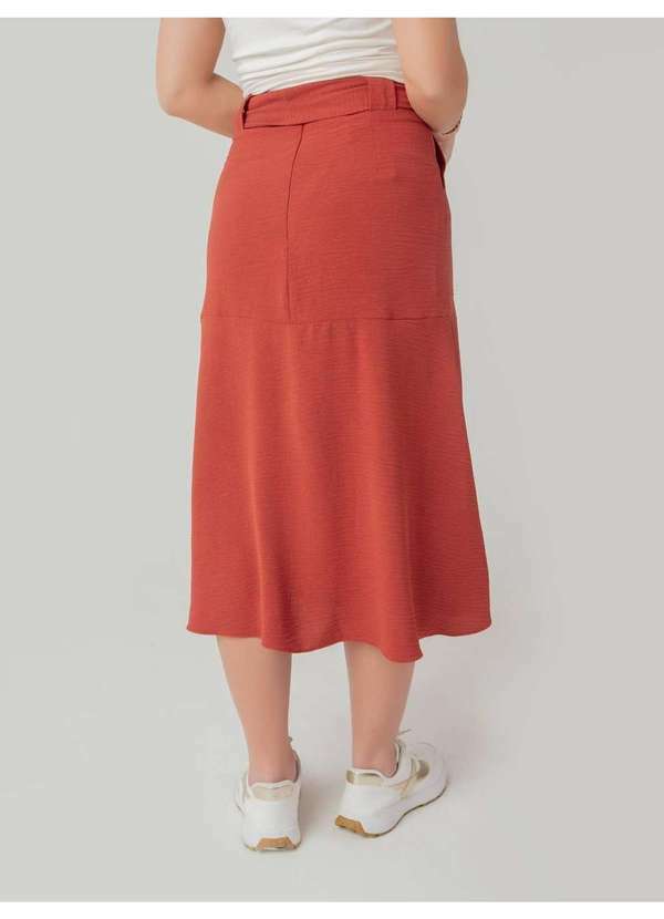 Susie Modas - Saia Susie Midi Crepe Heavy Flow Feminino San24666 2