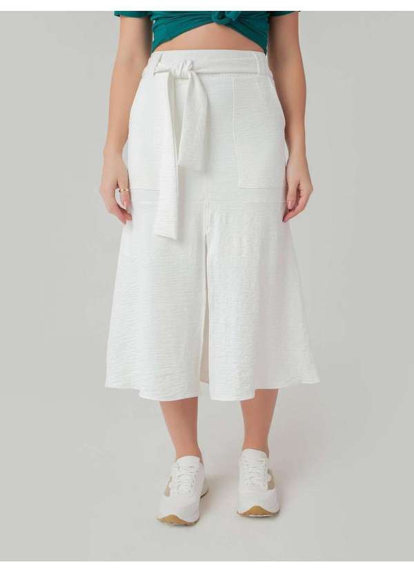 Susie Modas - Saia Susie Midi Crepe Heavy Flow Feminino San24666