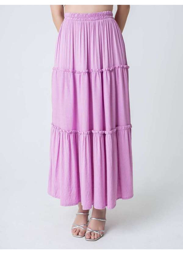 Susie Modas - Saia Três Marias Feminina Roxo