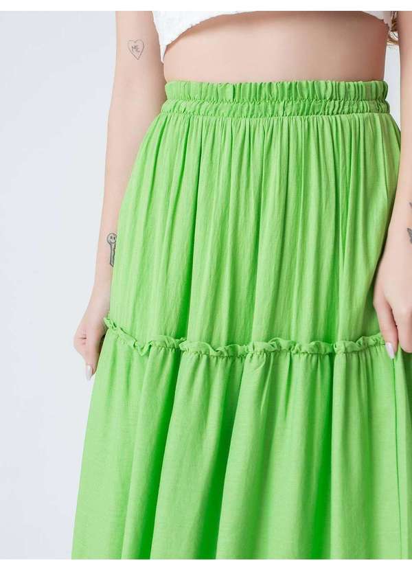 Susie Modas - Saia Três Marias Feminina Verde 3