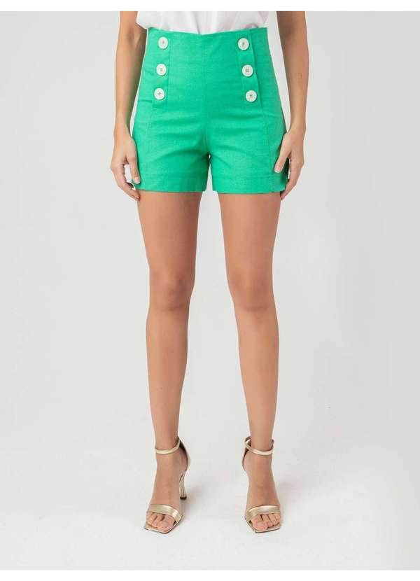 Short Feminino Short Cintura Alta Da Moda Short Feminino