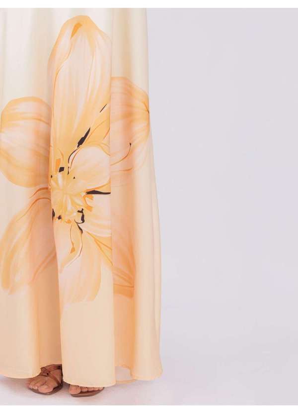 Susie Modas - Vestido Longo Floral Bege 3