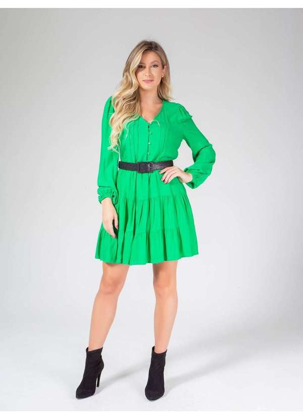 Susie Modas - Vestido Maria Feminino Verde