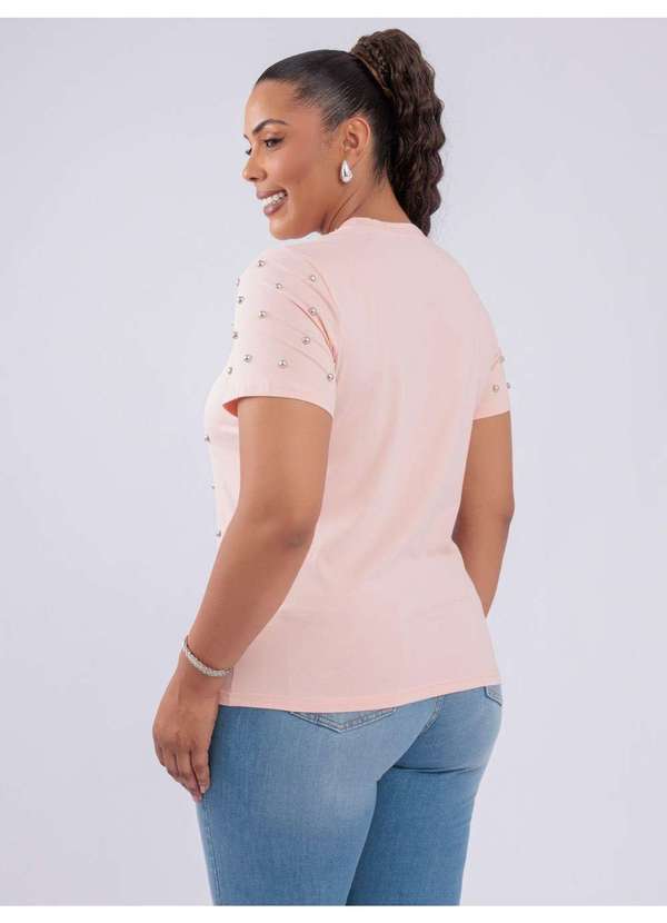 Susie Modas - Blusa Detalhe Metalico Rosa 2