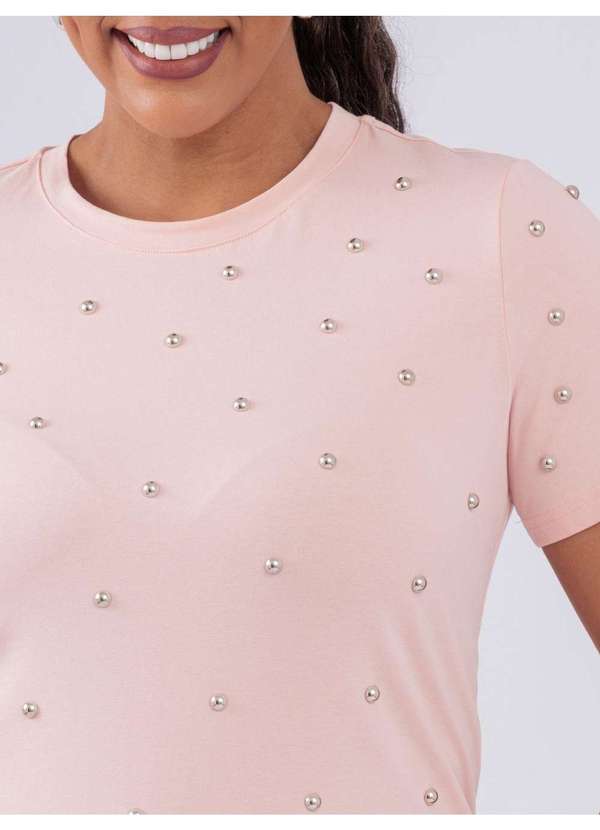 Susie Modas - Blusa Detalhe Metalico Rosa 3