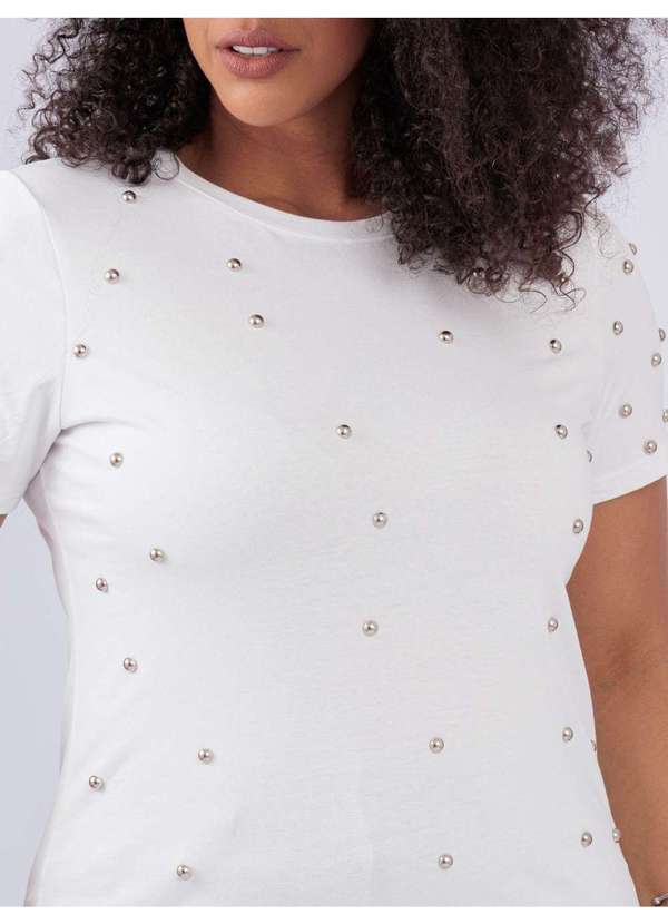 Susie Modas - Blusa Detalhe Metalico Branco 3