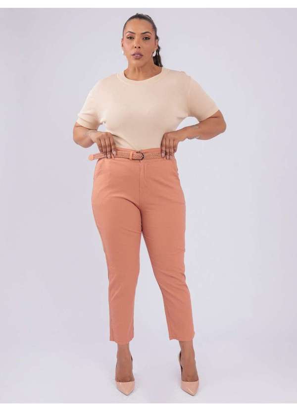 Susie Modas - Blusa Modal Manga Curta Bege 5