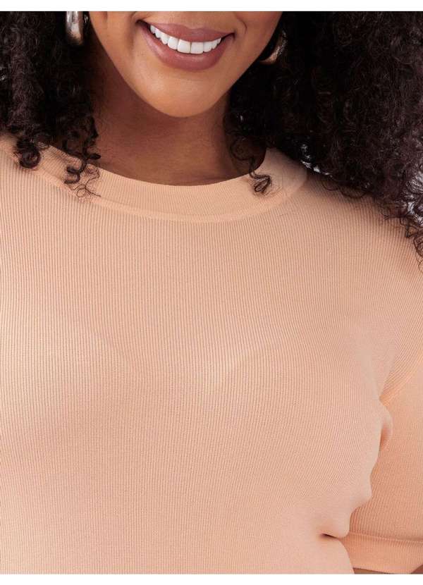 Susie Modas - Blusa Modal Manga Curta Laranja 3