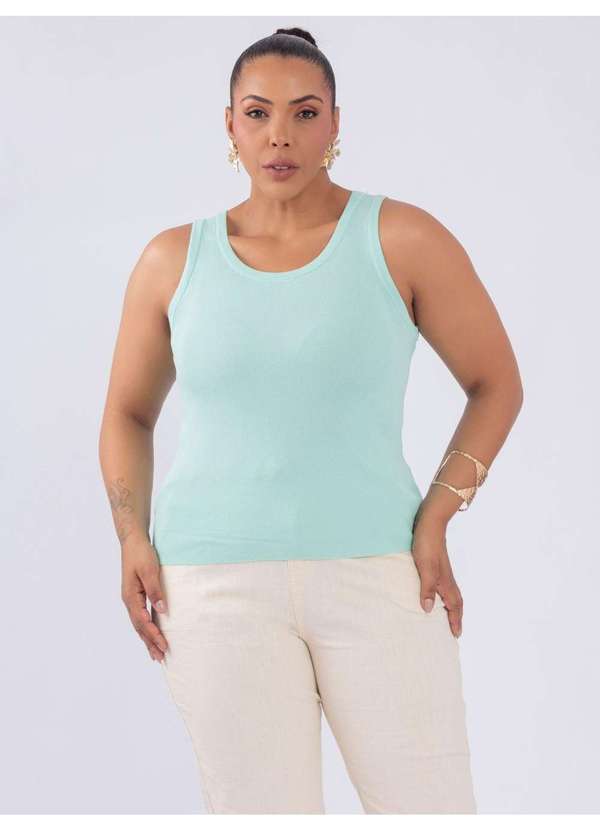 Susie Modas - Blusa Modal Regata Verde 4