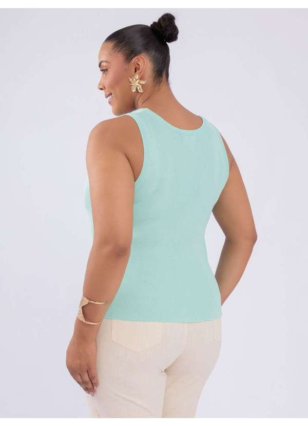 Susie Modas - Blusa Modal Regata Verde 3