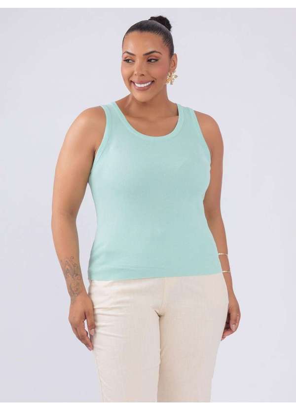 Susie Modas - Blusa Modal Regata Verde