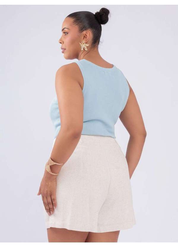 Susie Modas - Blusa Modal Regata Azul 4