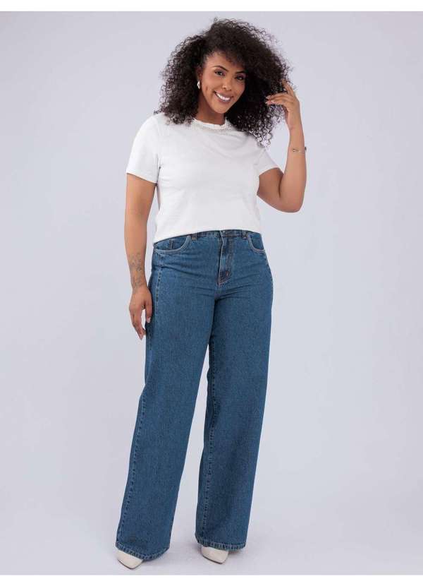 Susie Modas - T-Shirt Gola Strass Branco 5