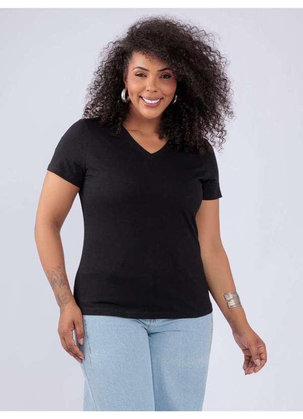 Susie Modas - T-Shirt Gola V Branco 4