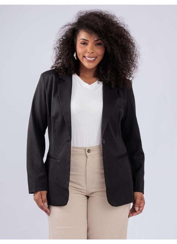 Susie Modas - Blazer Ombreira Preto 5