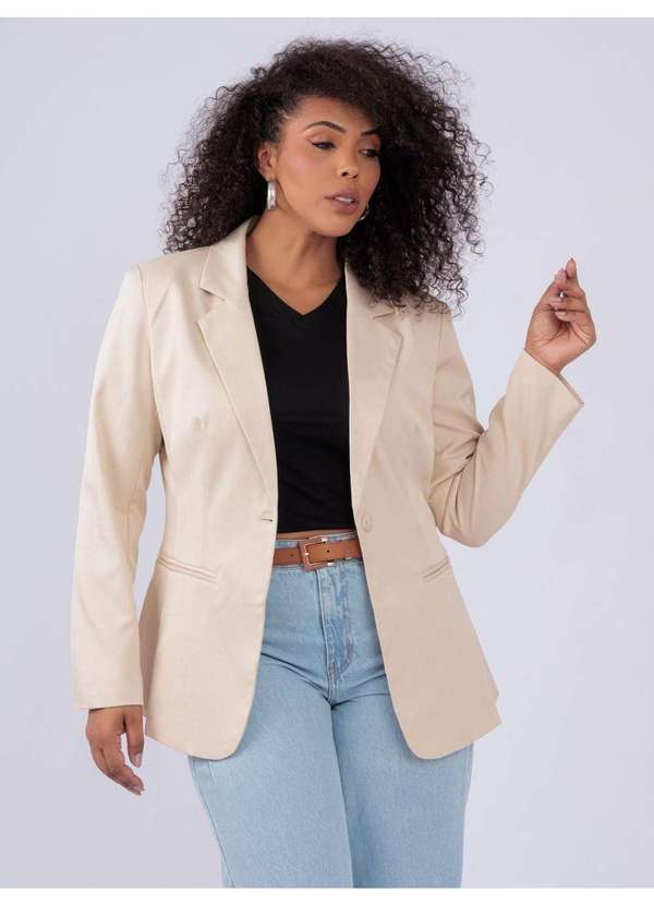 Susie Modas - Blazer Ombreira Bege 5