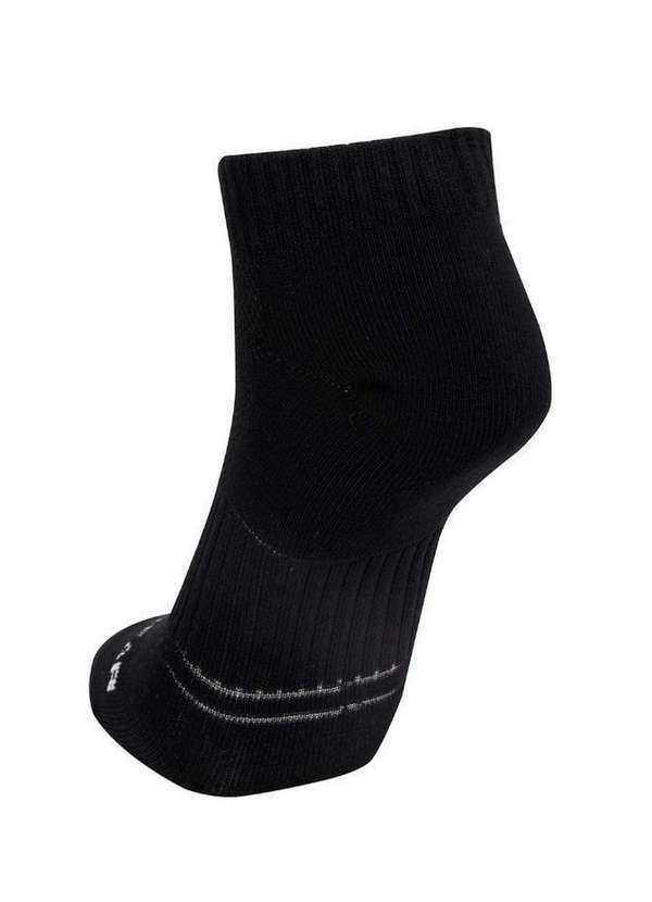 Polo Wear - Kit 3 pares de Meias Cano Curto Polo Wear Preto Preto