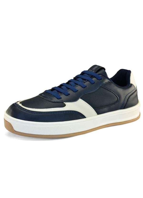 Polo Wear Tênis Masculino Casual Street Polo Wear Azul Escuro Azul Escuro