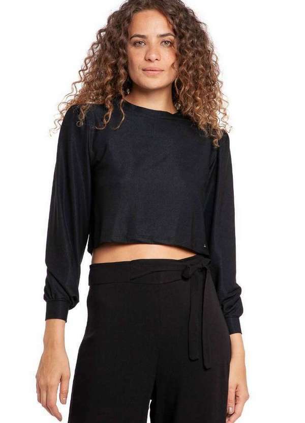 Polo Wear - Blusa Feminina Power Polo Wear Preto Preto