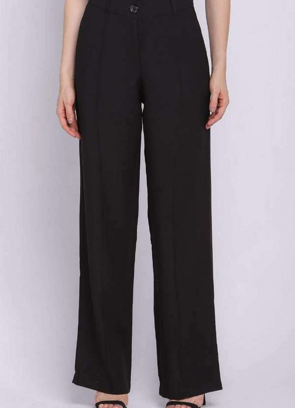 Polo Wear - Calça Feminina Alfaiataria com Bolsos Polo Wear Preto Preto
