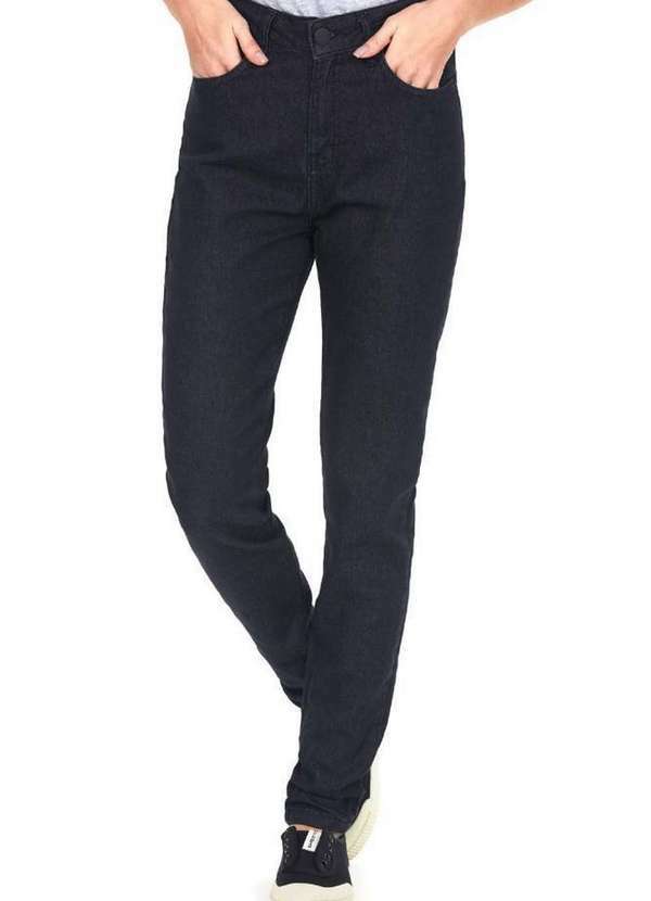 Polo Wear - Calça Feminina Jeans Básica Used Black Polo Wear Preto Preto