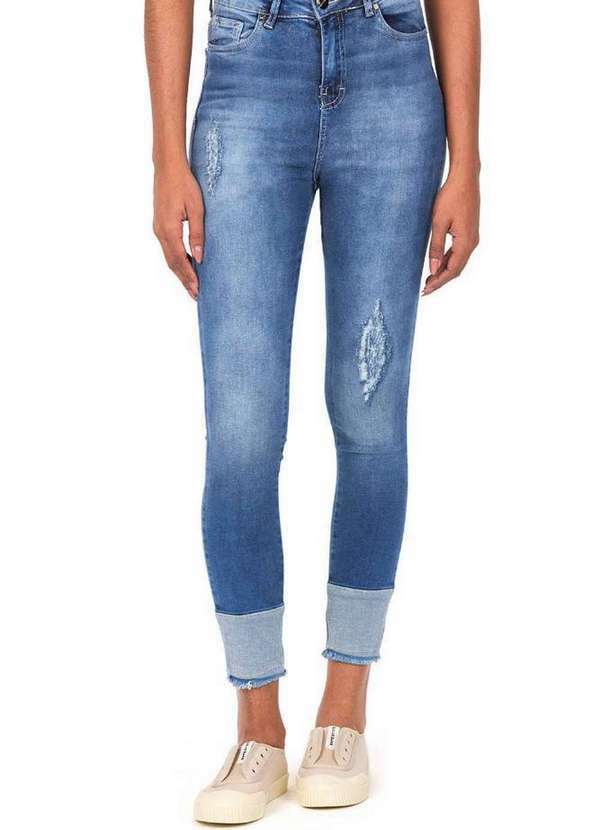 Polo Wear - Calça Feminina Jeans Skinny Alin Polo Wear Jeans Claro Jeans Claro