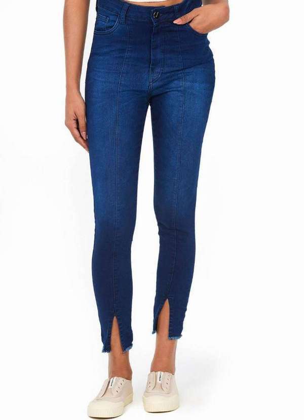 Polo Wear - Calça Feminina Jeans Skinny Básica Polo Wear Jeans Escuro Jeans Escuro