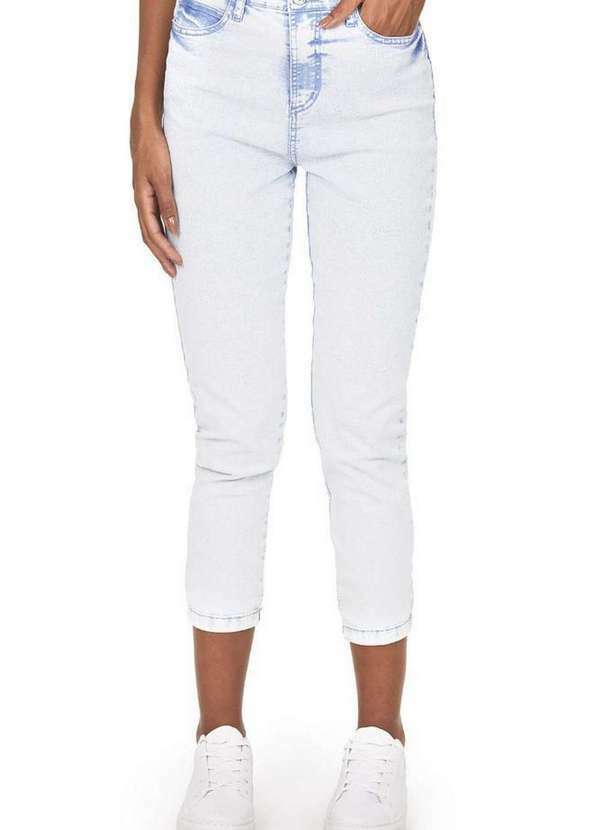 Polo Wear - Calça Feminina Jeans Skinny Delavé Polo Wear Jeans Claro Jeans Claro