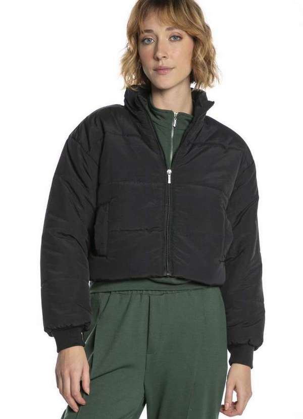 Polo Wear Jaqueta Feminina Puffer Wonderlust Polo Wear Preto Preto