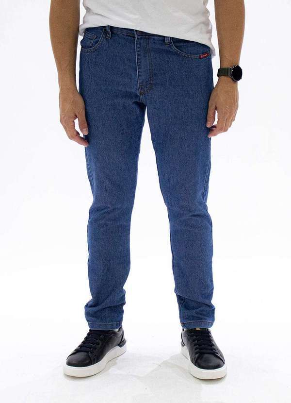 Polo Wear - Calça Jeans Masculina Skinny Street Polo Wear Jeans Médio Jeans Médio